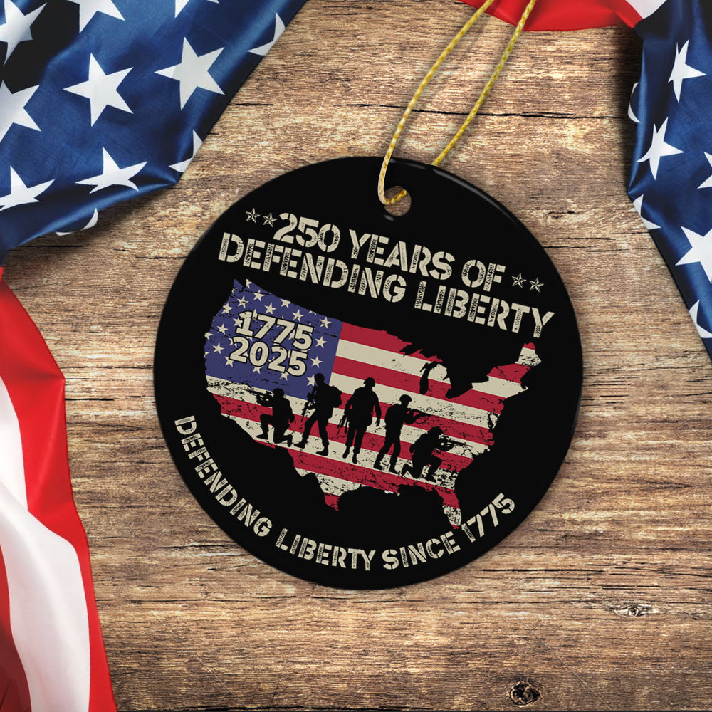 250 Years Of Defending Liberty Ceramic Ornament TH10 894691