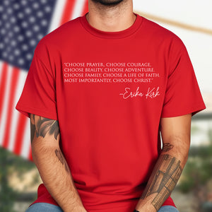 Charlie Kirk Choose A Life Of Faith Shirt TH10 64561