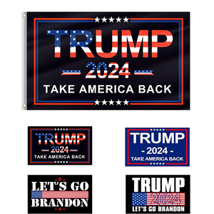 Double-Sided Trump 2024 Flag - Take America Back T368 111040424