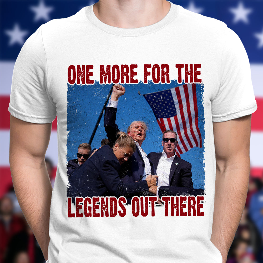 One More For The Legends Out There Trump Shooting Bright Shirt HA75 63010