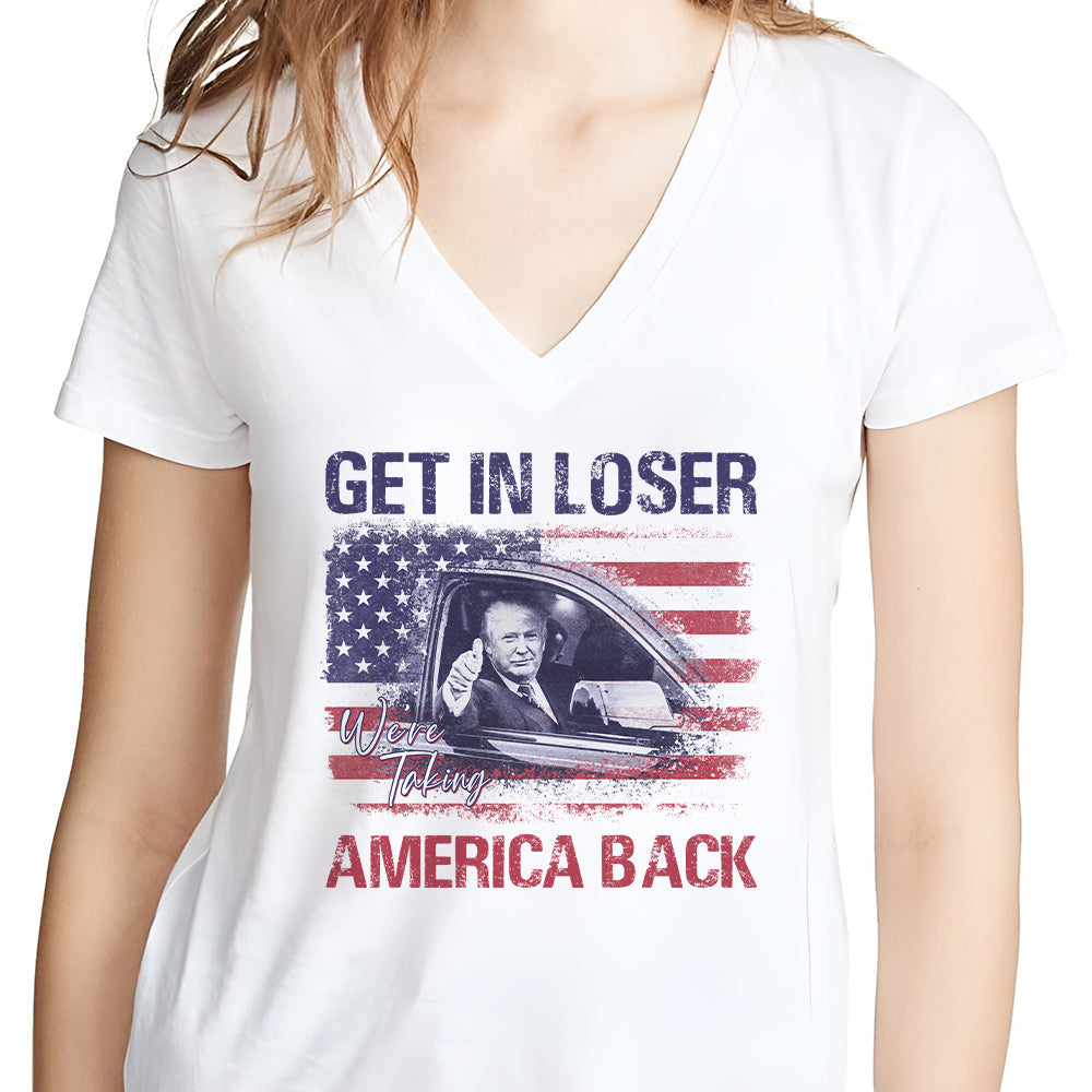 Custom Photo Get In L*ser America Back Shirt TA29 62469