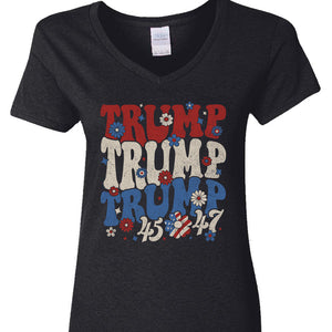 Trump Girl Red White Blue 47 Shirt N369 62467