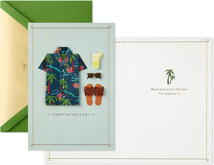 Signature Fathers Day Card (Hawaiian Shirt) (799FFW2009)