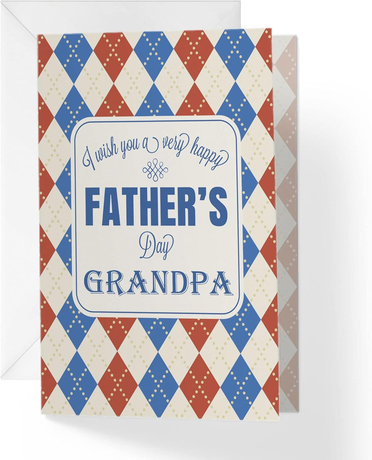 Father'S Day Card Dog Dad | Fathers Day Card from Dog |5”X7.5” | (Single Card and Envelope)