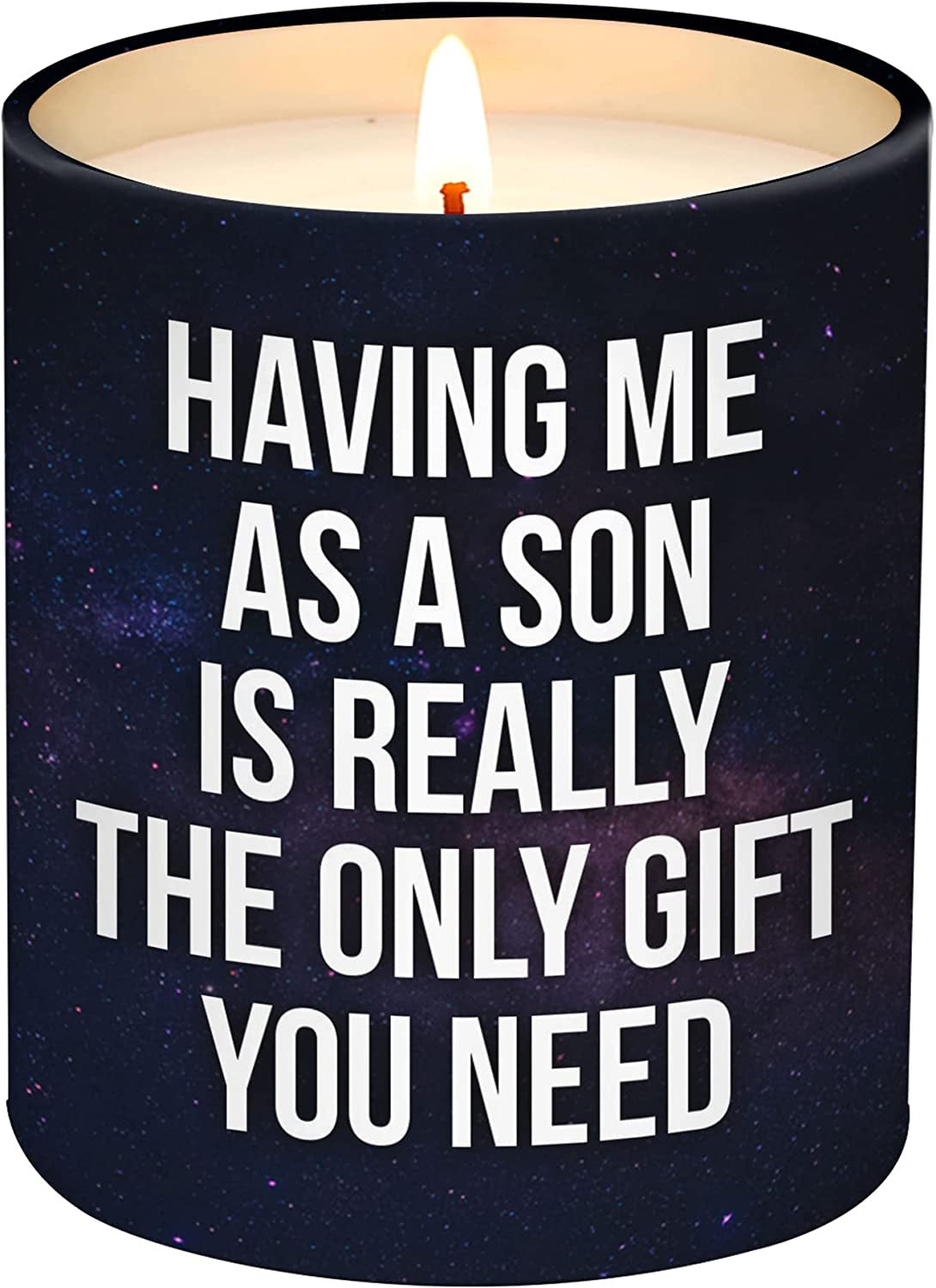 Gifts for Mom, Gifts for Dad from Son - Mom Gifts, Dad Gifts - Fathers Day, Mothers Day Gifts from Son - Birthday Gifts for Mom, Dad - Mom Birthday Gifts, Dad Birthday Gifts Lemongrass Candle