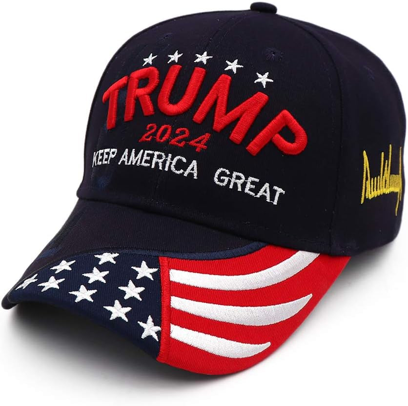 2024 Hat Keep America Great Hat MAGA Camo Embroidered Adjustable Baseball Cap