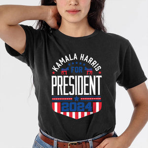 Kamala Harris For President Vote Democrat 2024 Election Dark Shirt HO82 63402