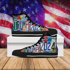 Trump 2024 For 4th Of July High Top Shoes HO82 62836