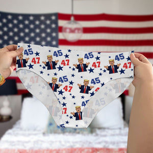 Funny Trump 45 47 Underwear Gift For Trump Supporters HA75 64278