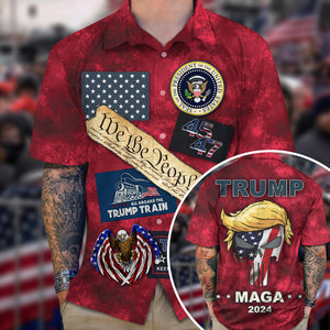 We The People Stand With Trump 2024 Hawaii Shirt HA75 63340