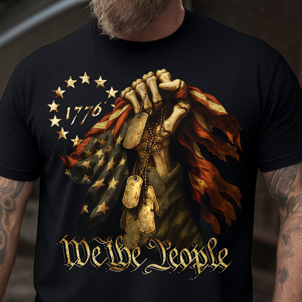 We The People - Bone Hand Dark Shirt HO82 894860
