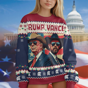 Trump Vance The Outlaw And The Hillbilly Ugly Sweater HA75 63870