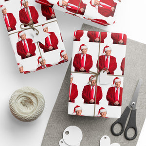 Donald Trump Gift Wrapping Paper Christmas Trump 2024 MAGA Trump Christmas Wrap Custom Xmas Wrap Trump Gift Paper Custom Wrapping