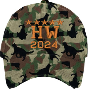 Harris Waltz Hat Harris Waltz 2024 Camouflage Cat Hat Harris Walz Hat Kamala Harris Hat Vote Blue Hats