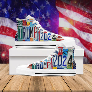 Trump 2024 For 4th Of July High Top Shoes HO82 62836