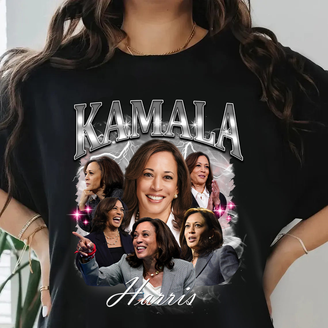 Kamala Harris 2024 Retro Dark Shirt TH10 N369 63485