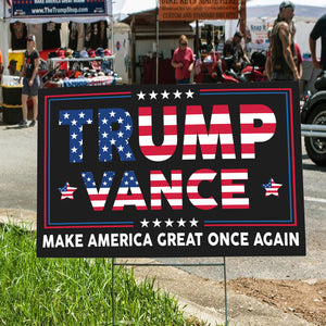 Trump Vance 2024 Make America Great Again Yard Sign HA75 63236