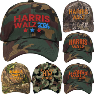 Harris Waltz Hat Harris Waltz 2024 Camouflage Cat Hat Harris Walz Hat Kamala Harris Hat Vote Blue Hats