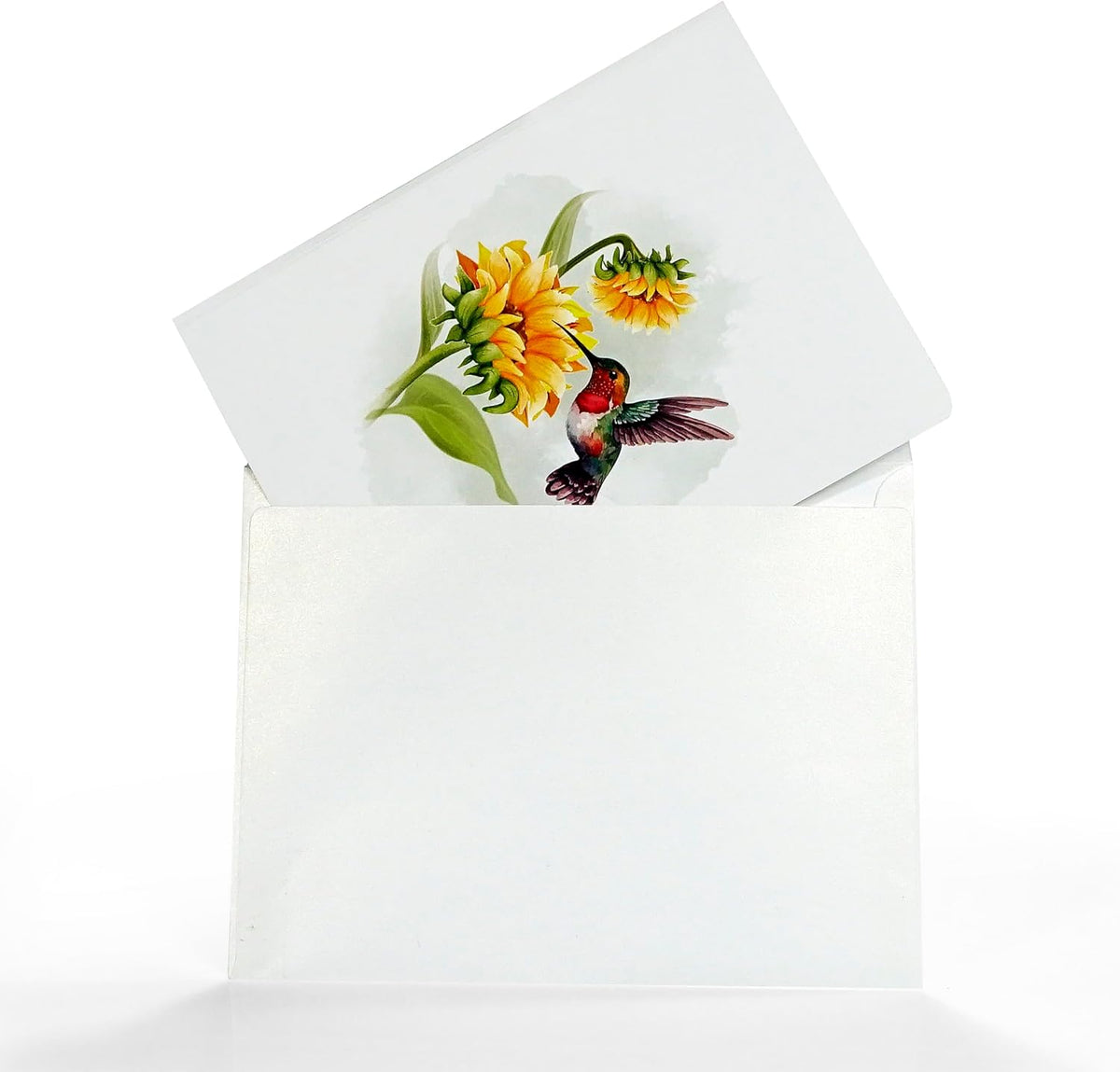 CUTPOPUP Hummingbird Birthday Card Pop Up, Mothers Day, Fathers Day, 3D Popup Greeting Card, Birthday Card for Women (Hummingbird Sunflower)