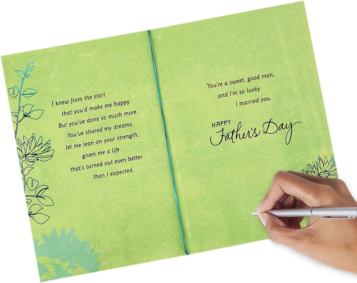 Romantic Father'S Day Card for Husband (Sweet and Good Man) (529FFW9512)