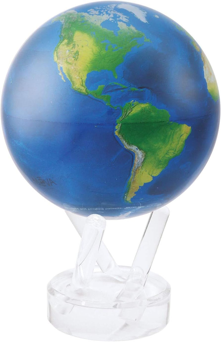 Globe Earth with Clouds 4.5"