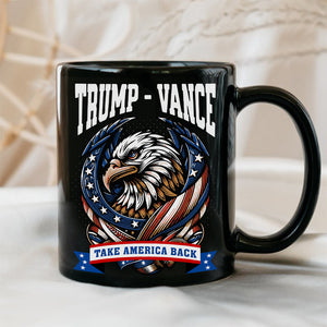 Trump Vance 2024 Take America Back Black Mug HA75 63440