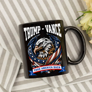 Trump Vance 2024 Take America Back Black Mug HA75 63440