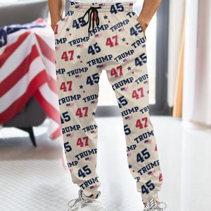 Trump The 45th and 47th President's Legacy in Republican Politics Sweatpants LM32 65199