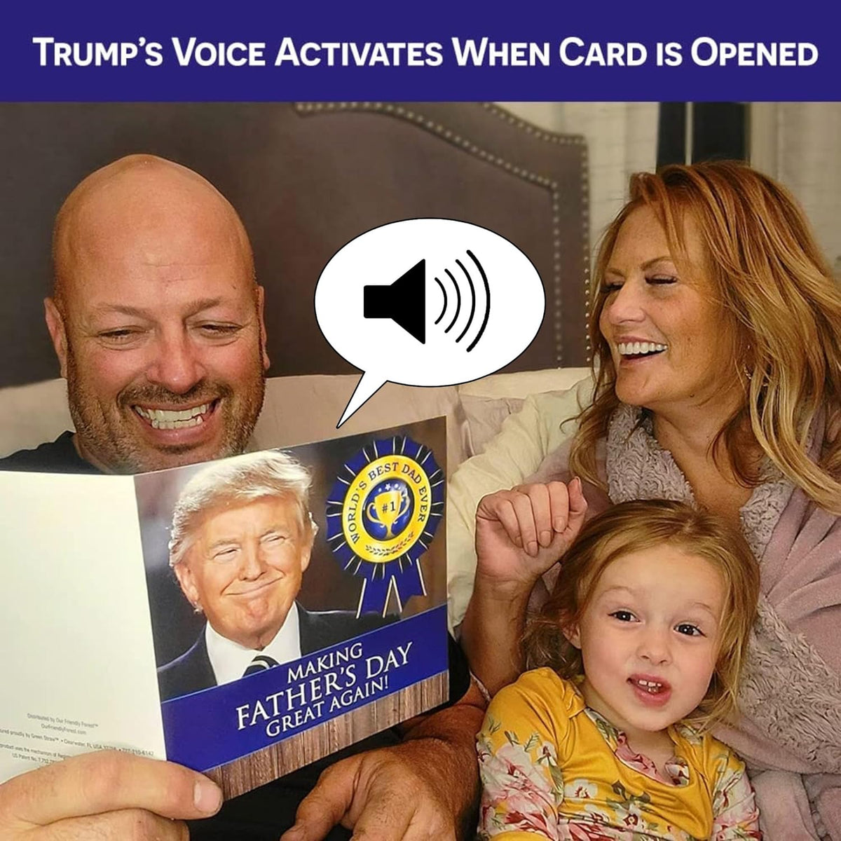 Talking Donald Trump Fathers Day Card, Happy Fathers Day Card, Funny F ...