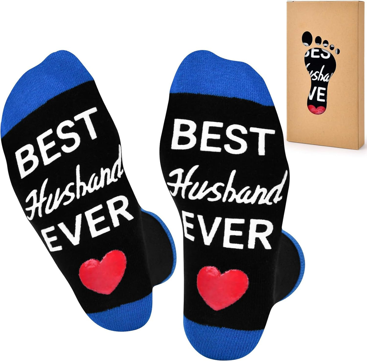 Birthday Gifts for Dad Fathers Day Dad Gifts from Daughter Son Wife, Mens Gifts Funny Socks Christmas Gifts for Men