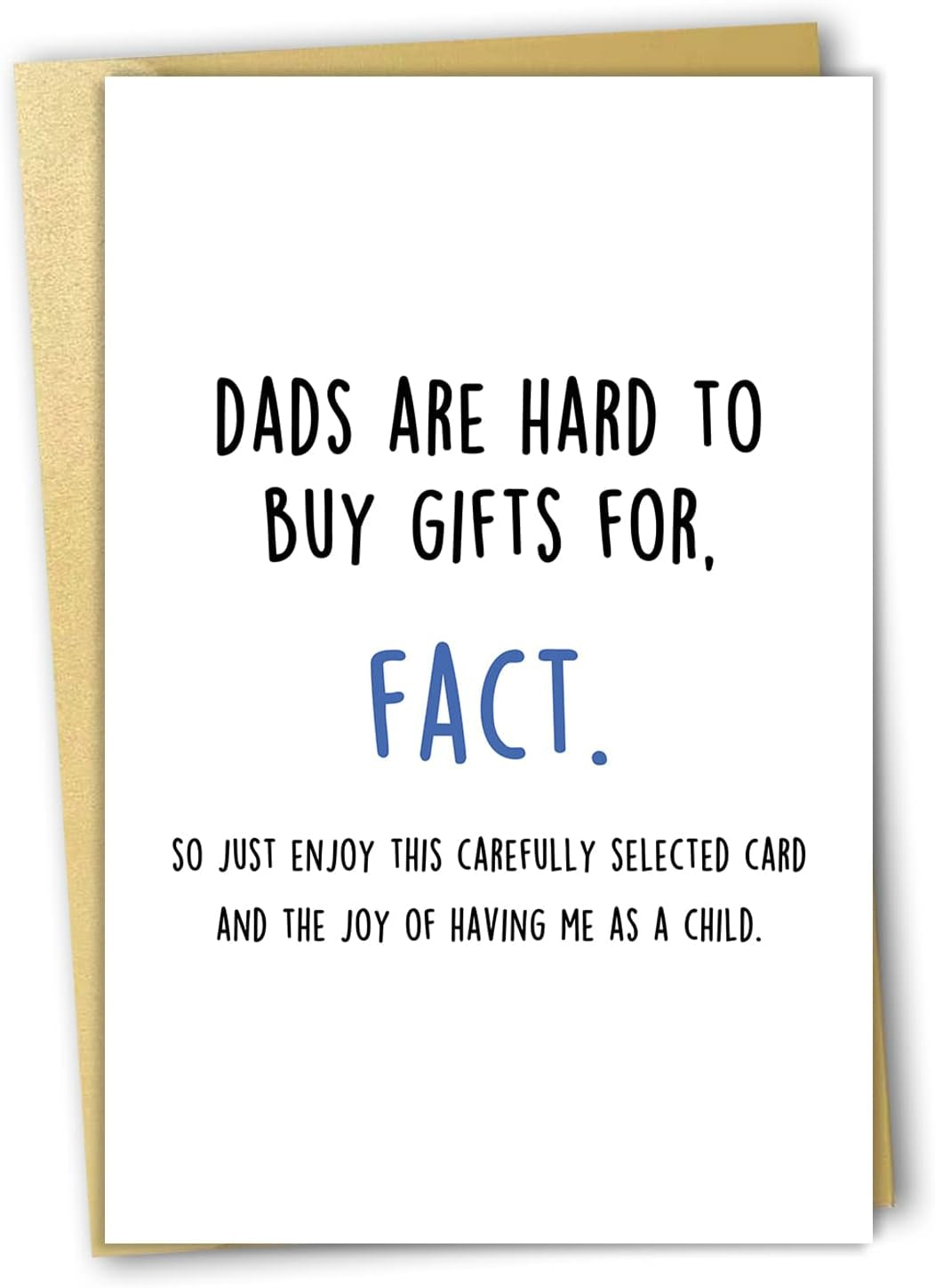 Funny Bonus Dad Card for Fathers Day,Rude Greeting Card for Dad,Step Father Gifts from Stepdaughter Stepson,Stepdad Birthday Card,Even Though I’M Not from Your Sack Card