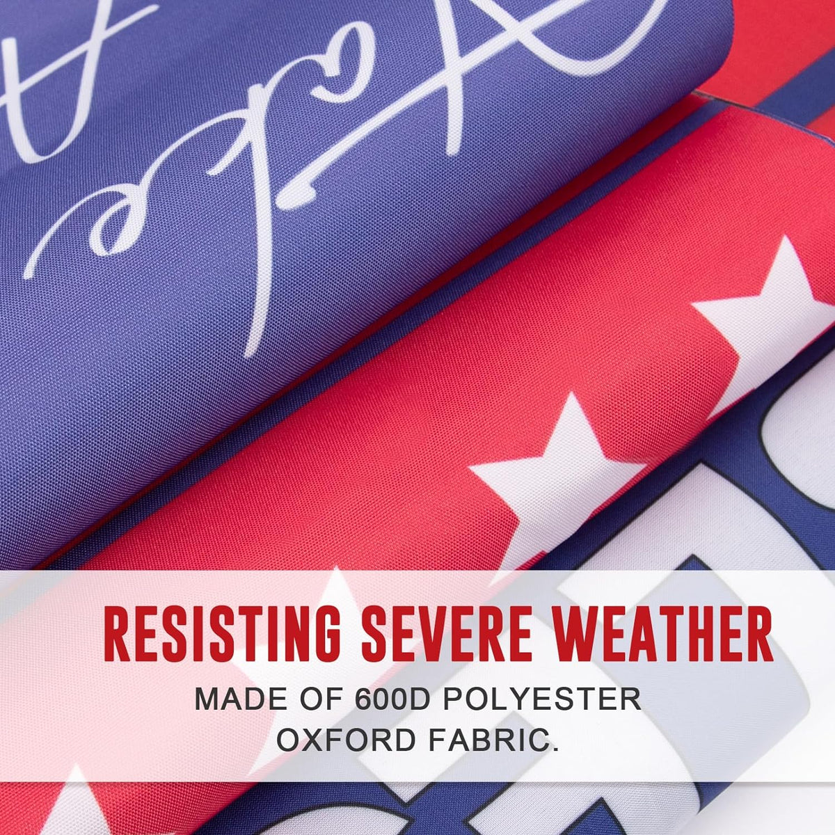 Trump 2024 Flag - 3 X 5 FT Double Sided 3 Ply "God Bless President Trump" Flags with 2024 Hanging Banners Set - Memorial Day Decorations - 4Th of July Decorations - Donald Trump Sign for Outdoor Home