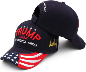 2024 Hat Keep America Great Hat MAGA Camo Embroidered Adjustable Baseball Cap