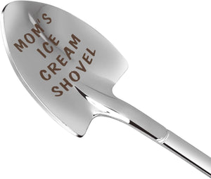 Gifts for Dad Fathers Day Dad Gifts Men Ice Cream Spoon Scoop for Ice Cream Lovers, Father'S Day Gifts for Men Funny Engraved Stainless Steel Spoon Shovel, Birthday Fathers Gifts