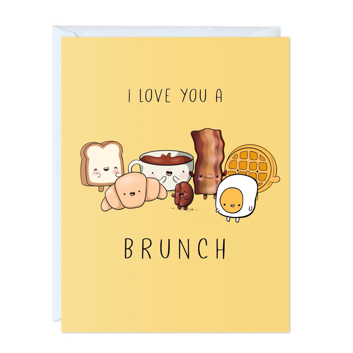 Coffee Anniversary Birthday Card, Father'S Day Card, for Her Him/Funny Card for Boyfriend Girlfriend/Husband Wife/Handmade Greeting Card (You'Re My Favorite Human Bean)