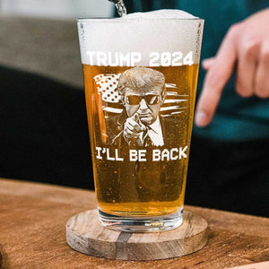 I've Come Back Trump - Love For Our Country Is What Matters Most Beer Glass LM32 63767