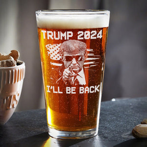 I've Come Back Trump - Love For Our Country Is What Matters Most Beer Glass LM32 63767