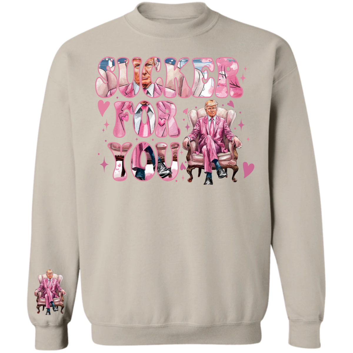 Sucker For You Sleeve Sweatshirt TH10 64331