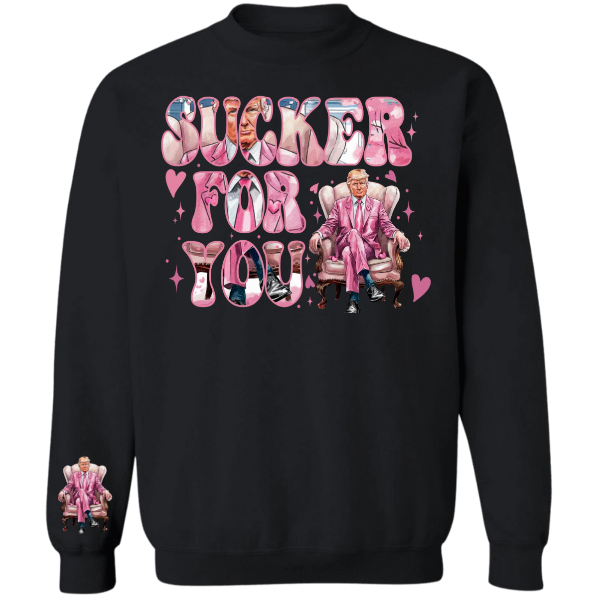 Sucker For You Sleeve Sweatshirt TH10 64331