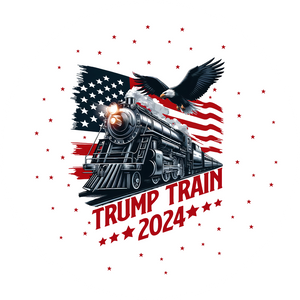 Trump Train 2024 for Patriotic Fans Ceramic Ornament LM32 63935