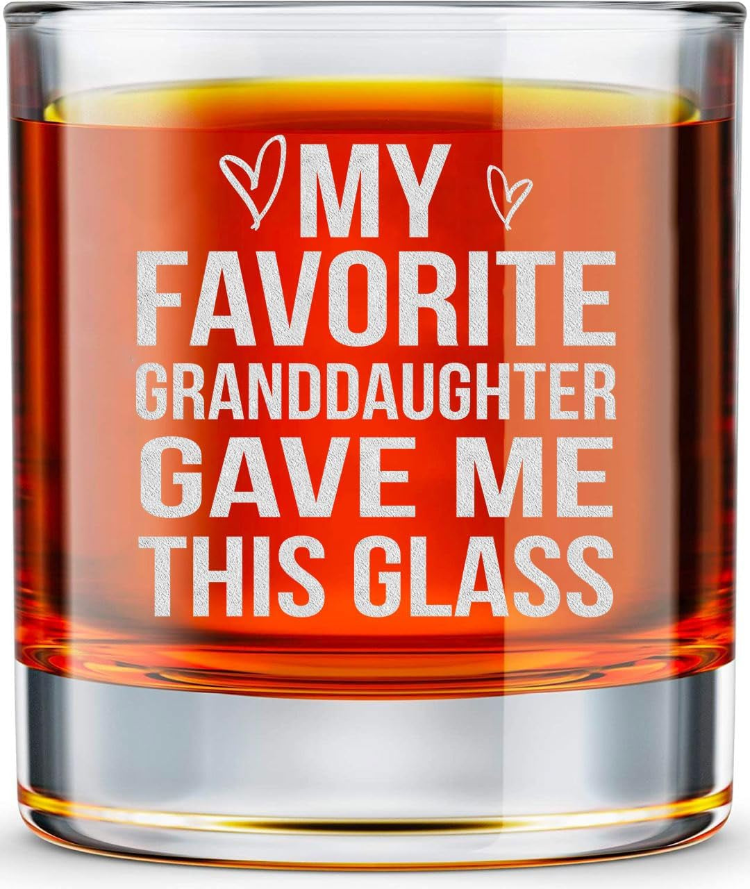 Father'S Day Gifts for Dad from Daughter, Son - Dad Gifts - Birthday Gifts for Dad - Dad Birthday Gift Ideas - Cool Gifts for Dad - Present for Dad 10Oz Whiskey Rock Glass