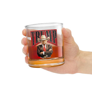 Badass Donald Trump Whiskey Glass, 47 President, MAGA, Right Wing, Conservative Gift, Republican Christmas Gift, Rocks Glass, Political Gift