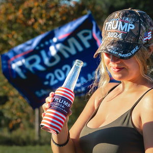 Unique America Trump 2024 Supporter Kit | Trump 2024 Flag | Trump 2024 Hat | Trump Flag | Trump Hat | Trump | Trump Gifts | Trump Flags | Trump Merch|, One Size