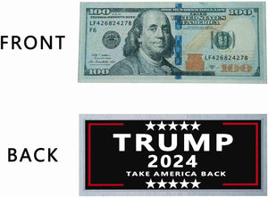 100 Pack Trump 2024 100 Dollar Bills,Trump 100 Dollar Bills Prank Money Bills 2024 Joke Prank Funny Money Bills