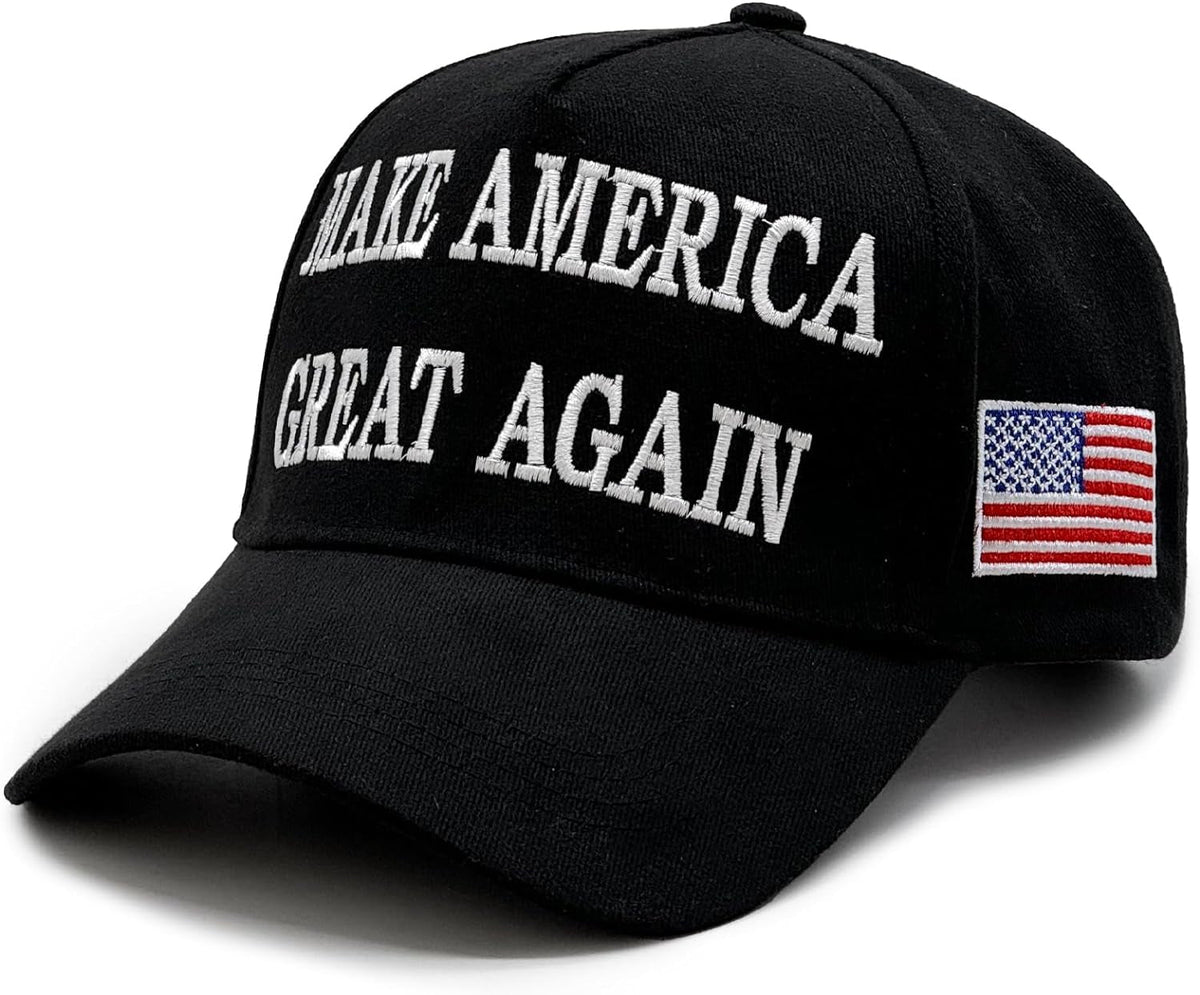 Trump 2024 45-47 MAGA Hat Make America Great Again Donald Trump Slogan with USA Flag Baseball Cap