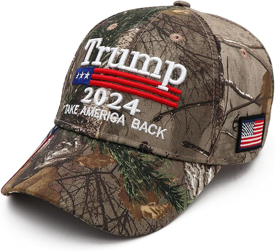 MAGA Hat Trump Hat Donald Trump 2024 Hat Make America Great Again Adjustable Baseball Cap with USA Flag for Women Men
