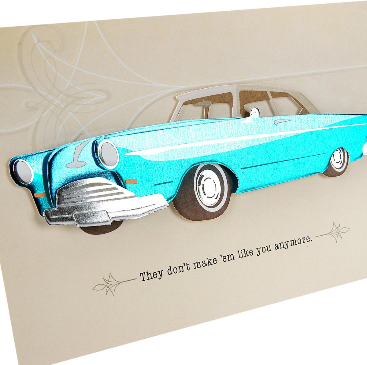 Signature Father'S Day Card (Vintage Classic Car, Don'T Make 'Em like You Anymore), (599FFW9632)