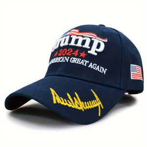 Trump 2024 Make America Great Again Embroidered Unisex Baseball Cap HA75