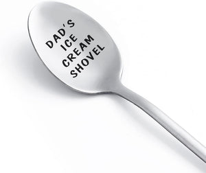 Gifts for Dad Fathers Gifts for Men Funny Engraved Stainless Steel Spoon Shovel, Birthday Father’S Day Gifts Thanksgiving Gifts for Him Grandpa.