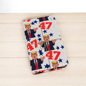 Trump 47 Political Wrapping Paper, Fun, Patriotic Gift Wrap for Trump Supporters, Maga Gift Wrap, Funny Trump Gifts